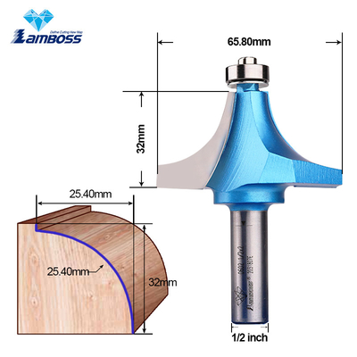 comprar Lamboss Arredondamento sobre bit com rolamento de madeira moedor de corte de canto rodada bit para trabalhos de madeira online manufacture