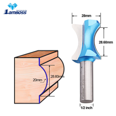 comprar Lamboss Roteador de madeira Bits Roteador de borda convexa Bit para ferramentas de madeira Moedor de moagem online manufacture