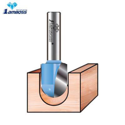 Roteador CNC de madeira de fundo redondo Bit Roteador de borda dupla Bits Cove Box Roteador Bit