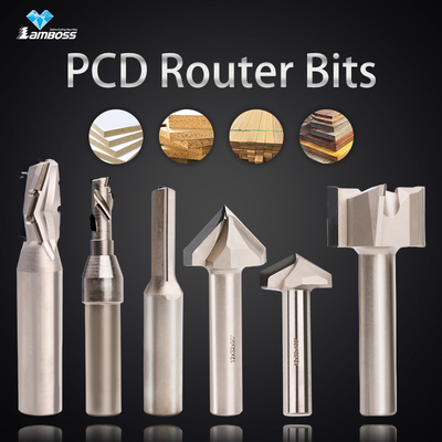 Bits de roteador PCD personalizáveis para materiais de madeira