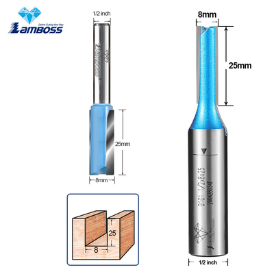 Lamboss 1/2'*8*25mm Bito Direito para Trabalho de Madeira