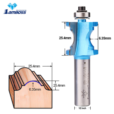 Lamboss Bull Nose Router Bits Carpintaria Router Bit Customização Moinho de corte