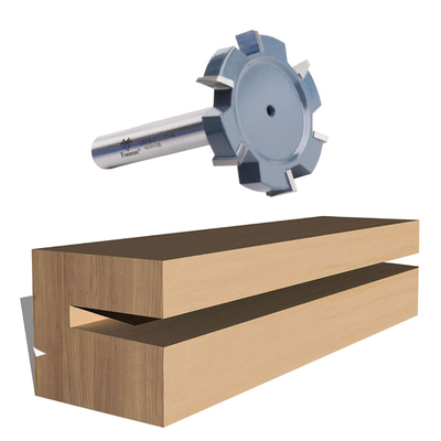 Lamboss 6 Dentes em forma de T Roteador de Slotting Bit para trabalhos de madeira Roteador Bit de bites de carburo