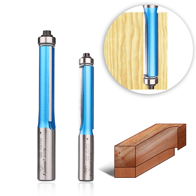 Lamboss Long Blade Straight Bit With Bearing Woodworking Milling Cutter Trimming Cutter (Lamboss Long Blade Straight Bit With Bearing) - Máquina de corte de madeira para moagem