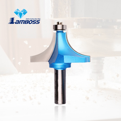 Lamboss Corner Round Bit With Bearing Wood Router Bit Milling Cutter para trabalhos de madeira fina