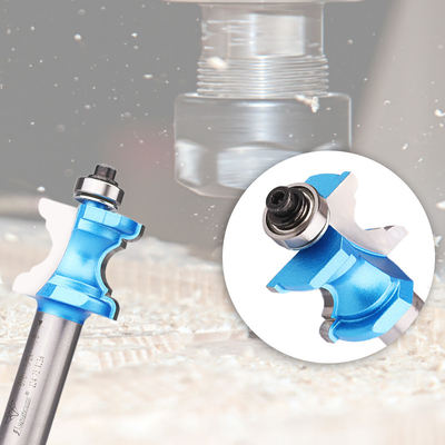 Lamboss Concave Bull Nose Router Bits Trabalho de madeira Meio redondo