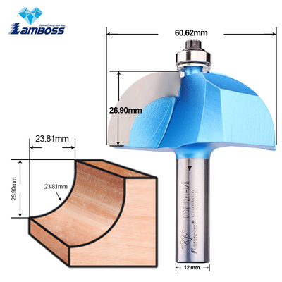 Lamboss ferramenta de chamfering Cove Bit com roteador de rolamento Bit de corte de corte de fresagem