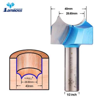 Lamboss Dragon Ball Golden Round Knife Carpintaria Roteador Bit Dragon Ball Bit