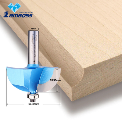 Lamboss 1/2 Chamfer Router Bit Milling Cutter Ferramentas para corte de madeira Cove Bit com rolamento