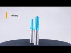 Os bocados retos de superfície lisos do router 1/2” 1/4